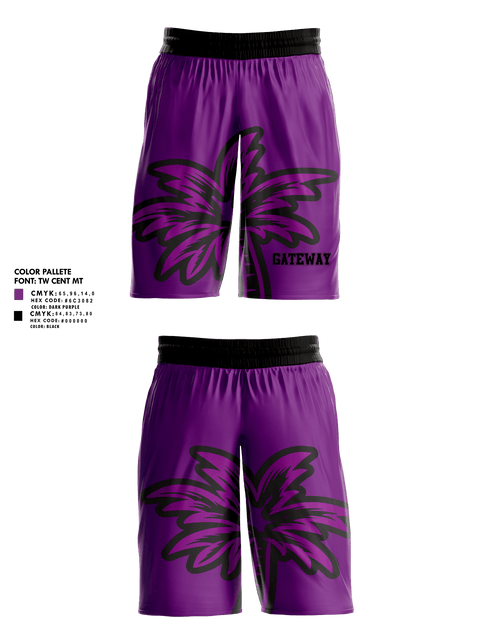 Mens Basketball Shorts, Gateway Elite Warriors, Men's Basketball, Teamtime, Team time, sublimation, custom sports apparel, team uniforms, spirit wear, spiritwear, sports uniforms, custom shirts, team store, custom team store, fundraiser sports, apparel fundraiser