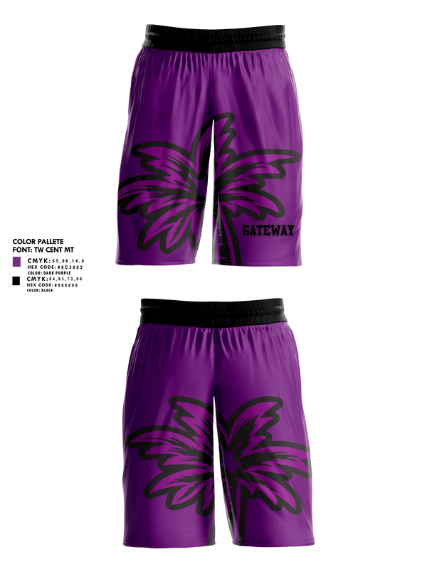 Mens Basketball Shorts, Gateway Elite Warriors, Men's Basketball, Teamtime, Team time, sublimation, custom sports apparel, team uniforms, spirit wear, spiritwear, sports uniforms, custom shirts, team store, custom team store, fundraiser sports, apparel fundraiser
