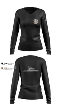 Marine Patrol Unit Women's Long Sleeve V-neck Shirt - 1