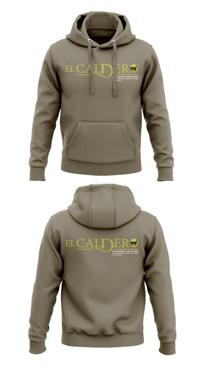 El Caldero Restaurant Sport Bar 18592103 Hoodie - 43