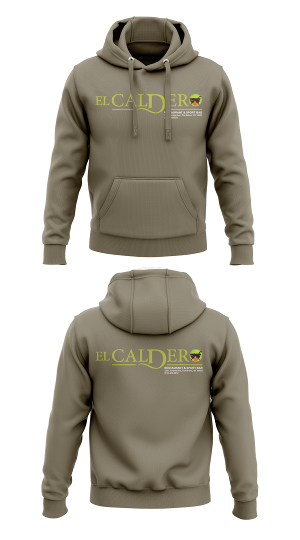 Hoodie, El Caldero Restaurant Sport Bar, , Teamtime, Team time, sublimation, custom sports apparel, team uniforms, spirit wear, spiritwear, sports uniforms, custom shirts, team store, custom team store, fundraiser sports, apparel fundraiser