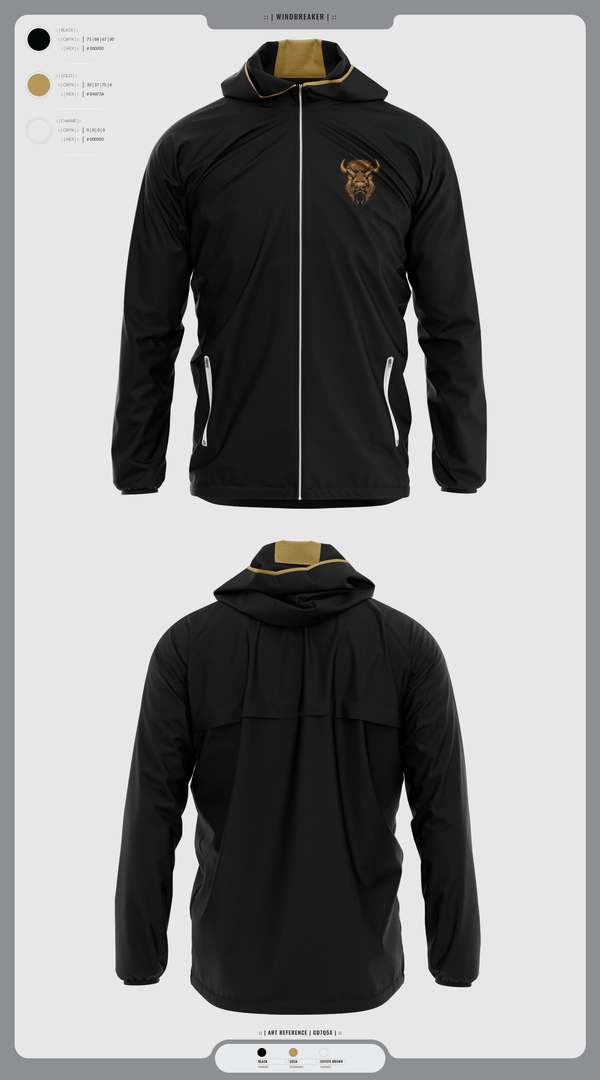 Windbreaker, Hugo Buffaloes Tennis, Tennis, Teamtime, Team time, sublimation, custom sports apparel, team uniforms, spirit wear, spiritwear, sports uniforms, custom shirts, team store, custom team store, fundraiser sports, apparel fundraiser