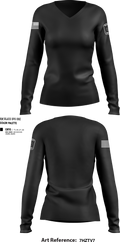 Hays County Sheriff’s Office 39669531 Women's Long Sleeve V-neck Shirt - 200