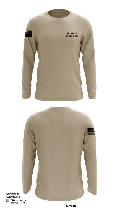 HSI First Stare BEST 75939314 Long Sleeve Performance Shirt 104