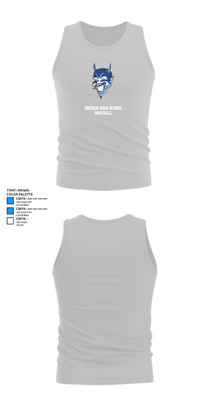 Tank Top, Dreher High School Baseball, Baseball, Teamtime, Team time, sublimation, custom sports apparel, team uniforms, spirit wear, spiritwear, sports uniforms, custom shirts, team store, custom team store, fundraiser sports, apparel fundraiser