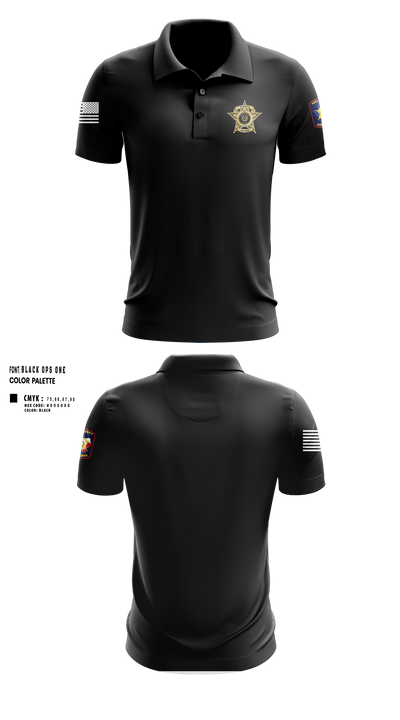 Hays County Sheriff’s Office 39669531 Short Sleeve Performance Polo - 304