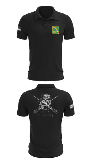 Short Sleeve Performance Polo, 1st Battalion 69th Infantry Regiment, Army, Teamtime, Team time, sublimation, custom sports apparel, team uniforms, spirit wear, spiritwear, sports uniforms, custom shirts, team store, custom team store, fundraiser sports, apparel fundraiser