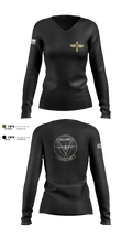 VMGR-352 9508968 Women's Long Sleeve V-neck Shirt - 1