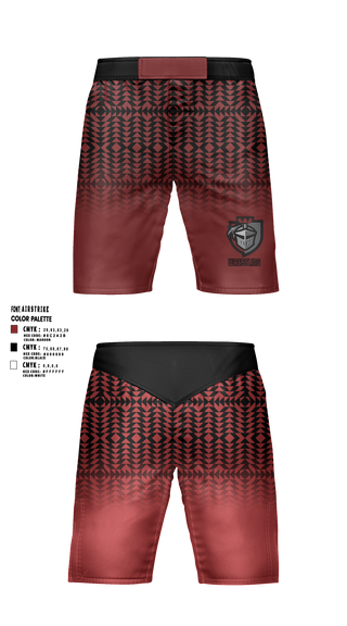 Fight Shorts, Lansingburgh Knights, Wrestling, Teamtime, Team time, sublimation, custom sports apparel, team uniforms, spirit wear, spiritwear, sports uniforms, custom shirts, team store, custom team store, fundraiser sports, apparel fundraiser