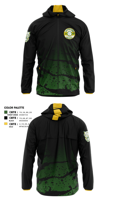 Queens Lake Panthers 90523484 Windbreaker - 1