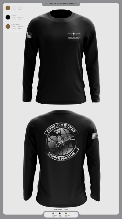 FLYING CREW CHIEFS 75683716 Long Sleeve Performance Shirt 2