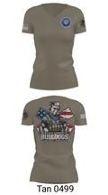 Bravo Company Bulldogs 26926733 Women's Short Sleeve V-neck Shirt - 68