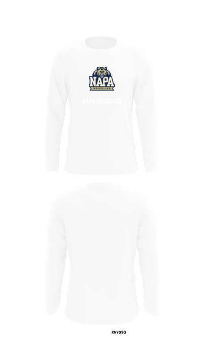 Napa Grizzlies 4905083 Long Sleeve Performance Shirt 8