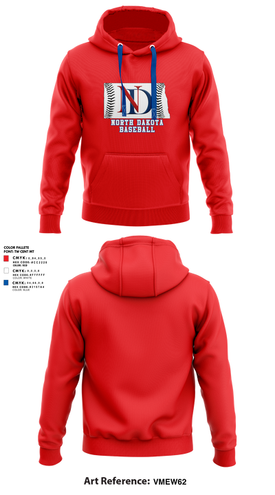North Dakota Baseball 95809120 Hoodie - 1