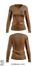 Middle Inlet dive team 36198807 Women's Long Sleeve V-neck Shirt - 1