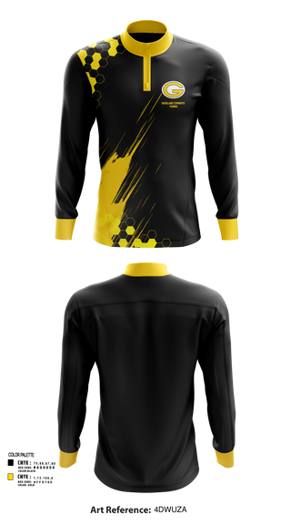 Quarter Zip Jacket, Goodland Cowboys Tennis, Tennis, Teamtime, Team time, sublimation, custom sports apparel, team uniforms, spirit wear, spiritwear, sports uniforms, custom shirts, team store, custom team store, fundraiser sports, apparel fundraiser