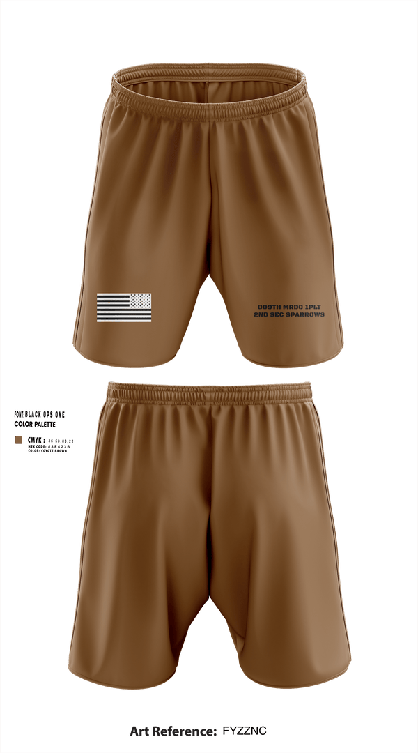Athletic Shorts With Pockets, 809tH MRBC 1st PLT 2nd SEC Sparrows, , Teamtime, Team time, sublimation, custom sports apparel, team uniforms, spirit wear, spiritwear, sports uniforms, custom shirts, team store, custom team store, fundraiser sports, apparel fundraiser