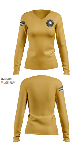 Womens Long Sleeve Vneck Shirt, GE IOC/RIT, , Teamtime, Team time, sublimation, custom sports apparel, team uniforms, spirit wear, spiritwear, sports uniforms, custom shirts, team store, custom team store, fundraiser sports, apparel fundraiser