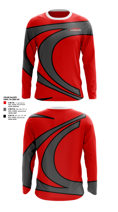 McLean Lacrosse 4222759 Long Sleeve Performance Shirt 1