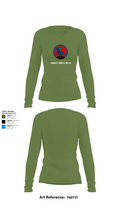 Charley troop 2-108 CAV 33316254 Women's Long Sleeve V-neck Shirt - 40