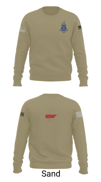 Pershing Rifles Troop L-1 10347059 Crew Neck Sweatshirt - 85