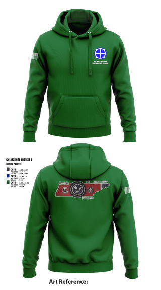 Hoodie, HHC 35th Division Sustainment Brigade, National Guard, Teamtime, Team time, sublimation, custom sports apparel, team uniforms, spirit wear, spiritwear, sports uniforms, custom shirts, team store, custom team store, fundraiser sports, apparel fundraiser