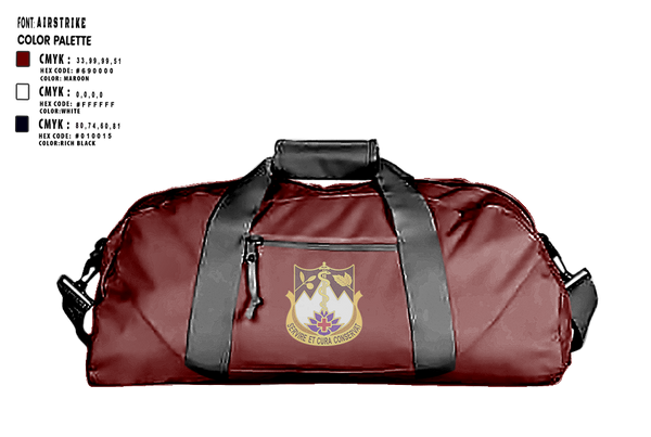 Duffle Bag, HHD, 627TH Hospital Center, , Teamtime, Team time, sublimation, custom sports apparel, team uniforms, spirit wear, spiritwear, sports uniforms, custom shirts, team store, custom team store, fundraiser sports, apparel fundraiser
