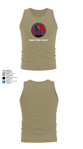 Tank Top, Charley troop 2-108 CAV, , Teamtime, Team time, sublimation, custom sports apparel, team uniforms, spirit wear, spiritwear, sports uniforms, custom shirts, team store, custom team store, fundraiser sports, apparel fundraiser