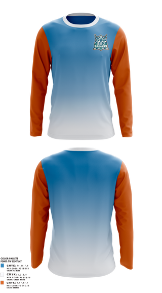 Long Sleeve Performance Shirt, Detroit PAL Hockey, Ice Hockey, Teamtime, Team time, sublimation, custom sports apparel, team uniforms, spirit wear, spiritwear, sports uniforms, custom shirts, team store, custom team store, fundraiser sports, apparel fundraiser