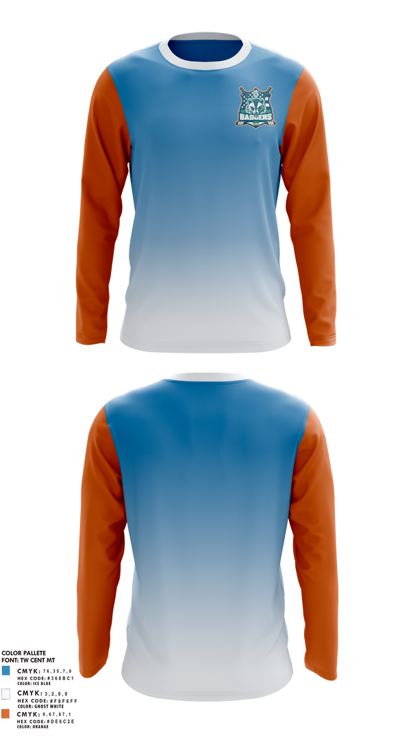 Long Sleeve Performance Shirt, Detroit PAL Hockey, Ice Hockey, Teamtime, Team time, sublimation, custom sports apparel, team uniforms, spirit wear, spiritwear, sports uniforms, custom shirts, team store, custom team store, fundraiser sports, apparel fundraiser