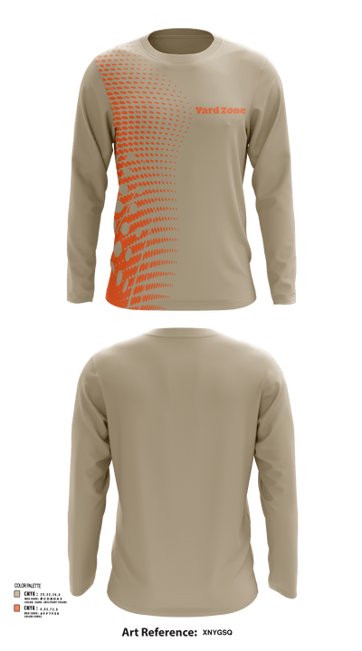 Yard Zone 31042764 Long Sleeve Performance Shirt 41
