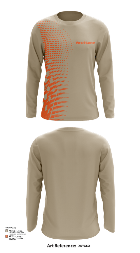 Long Sleeve Performance Shirt, Yard Zone, , Teamtime, Team time, sublimation, custom sports apparel, team uniforms, spirit wear, spiritwear, sports uniforms, custom shirts, team store, custom team store, fundraiser sports, apparel fundraiser