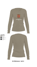 Bethlehem Fire Department E6/L2 76830300 Women's Long Sleeve V-neck Shirt - 62