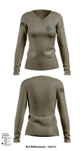 441st Engineer Company 54564095 Women's Long Sleeve V-neck Shirt - 102
