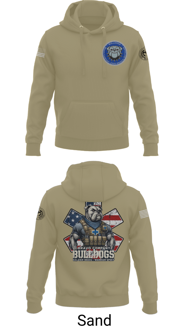 Hoodie, Bravo Company Bulldogs, , Teamtime, Team time, sublimation, custom sports apparel, team uniforms, spirit wear, spiritwear, sports uniforms, custom shirts, team store, custom team store, fundraiser sports, apparel fundraiser