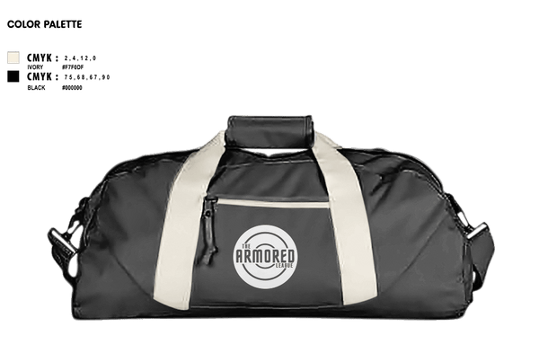 Duffle Bag, THE ARMORED LEAGUE, Wrestling, Teamtime, Team time, sublimation, custom sports apparel, team uniforms, spirit wear, spiritwear, sports uniforms, custom shirts, team store, custom team store, fundraiser sports, apparel fundraiser