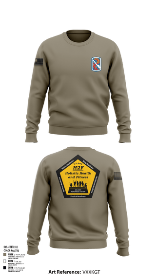 Crew Neck Sweatshirt, 198th Infantry Training Brigade, , Teamtime, Team time, sublimation, custom sports apparel, team uniforms, spirit wear, spiritwear, sports uniforms, custom shirts, team store, custom team store, fundraiser sports, apparel fundraiser