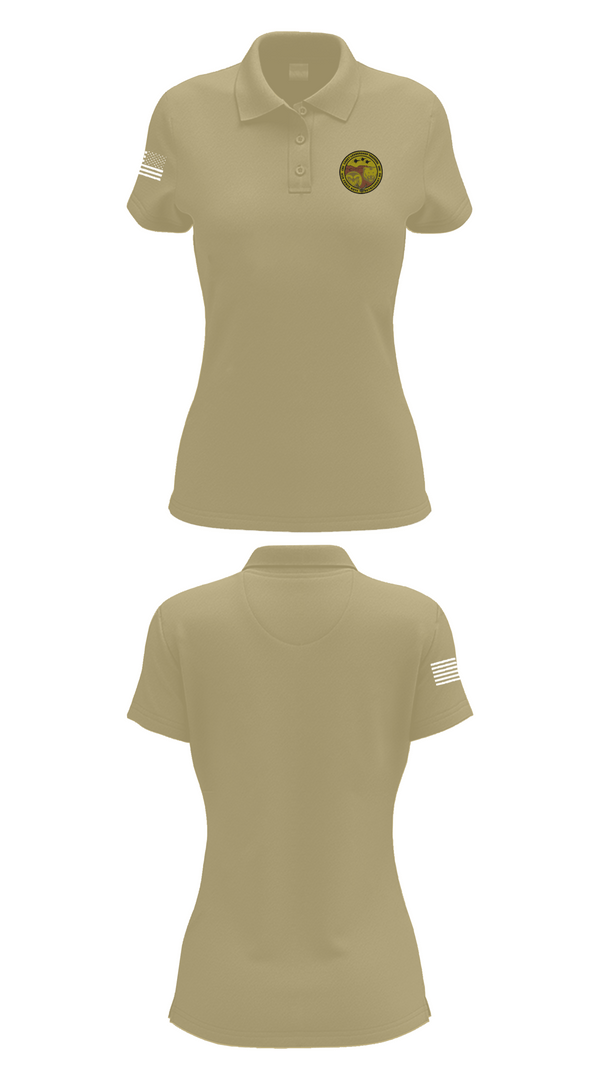 Womens Short Sleeve Performance Polo, Cadet Leadership Training Squadron, Air Force, Teamtime, Team time, sublimation, custom sports apparel, team uniforms, spirit wear, spiritwear, sports uniforms, custom shirts, team store, custom team store, fundraiser sports, apparel fundraiser