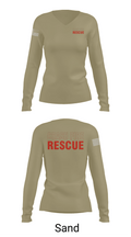 ISA Air base Fire Dept. 19172110 Women's Long Sleeve V-neck Shirt - 97