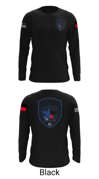 Long Sleeve Performance Shirt, Cypress- Fairbanks ISD Police Department, Police, Teamtime, Team time, sublimation, custom sports apparel, team uniforms, spirit wear, spiritwear, sports uniforms, custom shirts, team store, custom team store, fundraiser sports, apparel fundraiser