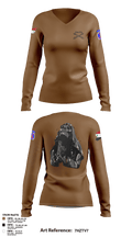 3-6 FA 94514876 Women's Long Sleeve V-neck Shirt - 1