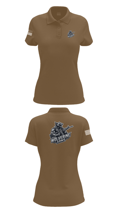 Wolverine Arms 65680976 Women's Short Sleeve Performance Polo  - 7