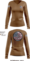 Patriot 1:9 Gunsmithing 66681018 Women's Long Sleeve V-neck Shirt - 100