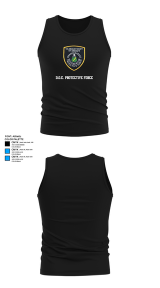 Tank Top, D.O.E. Protective Force, , Teamtime, Team time, sublimation, custom sports apparel, team uniforms, spirit wear, spiritwear, sports uniforms, custom shirts, team store, custom team store, fundraiser sports, apparel fundraiser