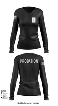 Ace 53947916 Women's Long Sleeve V-neck Shirt - 102