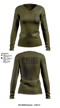 MCPD CNT 24546522 Women's Long Sleeve V-neck Shirt - 109