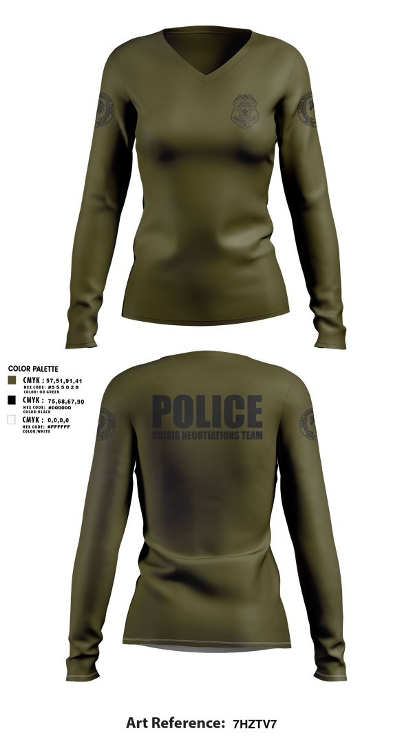 Womens Long Sleeve Vneck Shirt, MCPD CNT, Police, Teamtime, Team time, sublimation, custom sports apparel, team uniforms, spirit wear, spiritwear, sports uniforms, custom shirts, team store, custom team store, fundraiser sports, apparel fundraiser