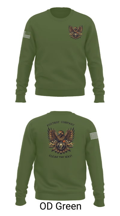 Foxtrot Company, 832nd OD BN 51500889 Crew Neck Sweatshirt - 45