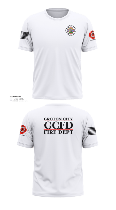 Groton City Fire Department 94427671 Short Sleeve Performance Shirt - 2