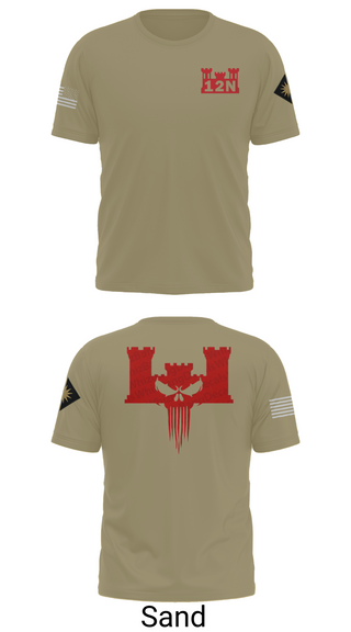 Short Sleeve Performance Shirt, A co 578th BEB, , Teamtime, Team time, sublimation, custom sports apparel, team uniforms, spirit wear, spiritwear, sports uniforms, custom shirts, team store, custom team store, fundraiser sports, apparel fundraiser